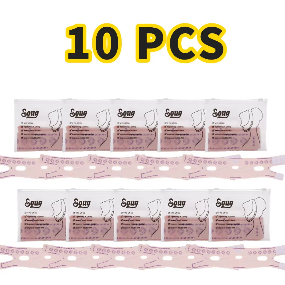 Breathable V Face Band Cheek Reduce Double Chin Lift up Face Thin Mask V-Line Shaping Bandage anti Wrinkle Face Bandage