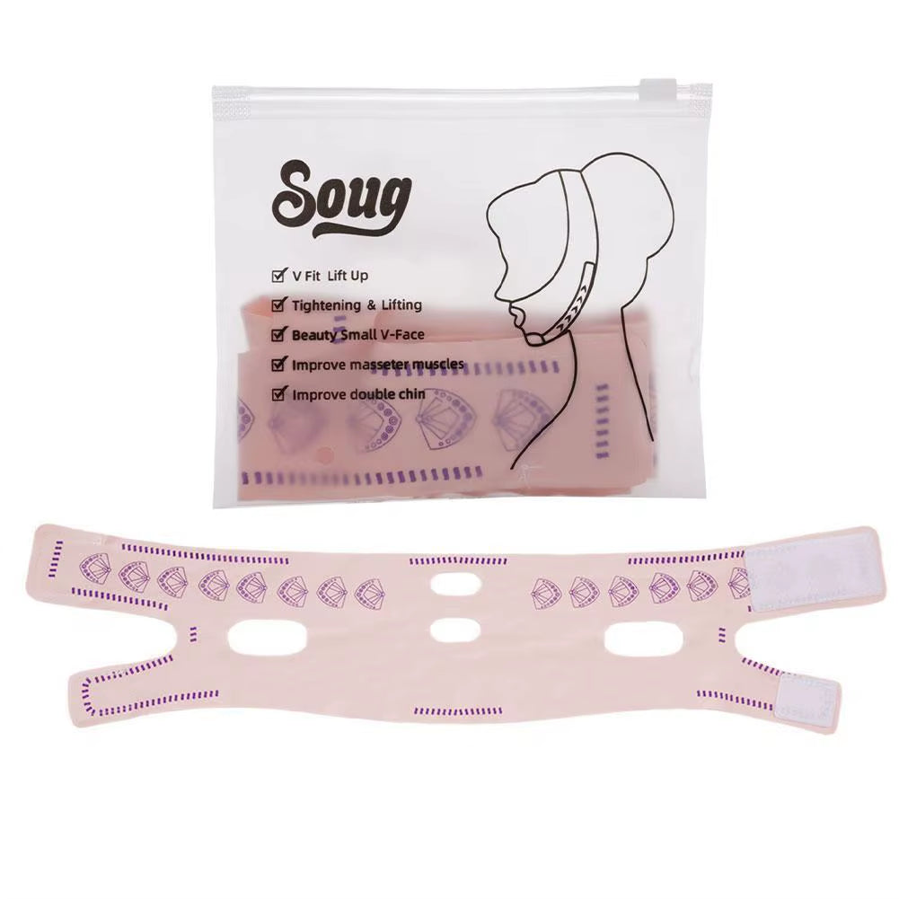 Breathable V Face Band Cheek Reduce Double Chin Lift up Face Thin Mask V-Line Shaping Bandage anti Wrinkle Face Bandage