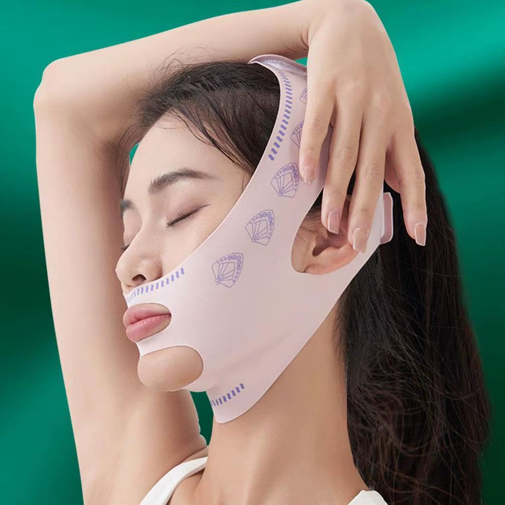 Breathable V Face Band Cheek Reduce Double Chin Lift up Face Thin Mask V-Line Shaping Bandage anti Wrinkle Face Bandage