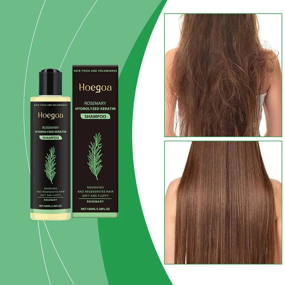 1/2PCS Rosemary Hair Growth Shampoo Organic Rosemary Oil for Hair Growth, Natural anti Loss Thickening Shampoo for Thinning Hair