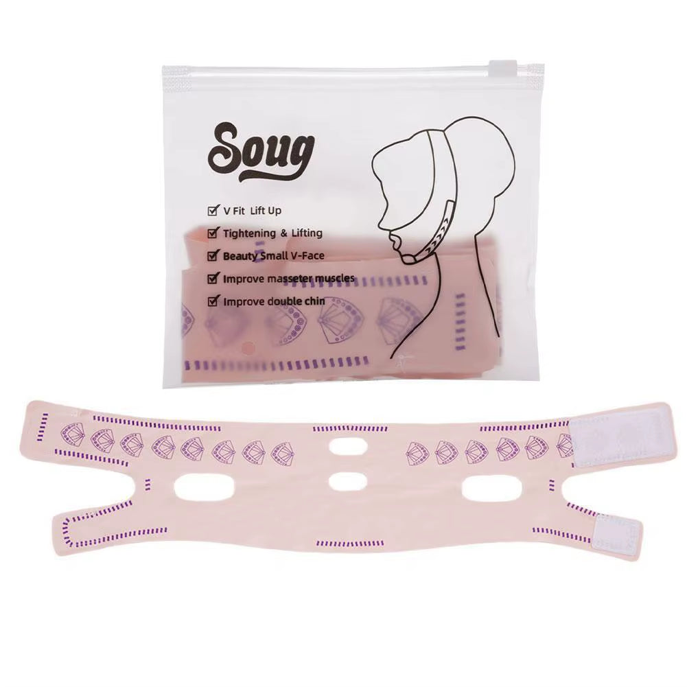 Breathable V Face Band Cheek Reduce Double Chin Lift up Face Thin Mask V-Line Shaping Bandage anti Wrinkle Face Bandage