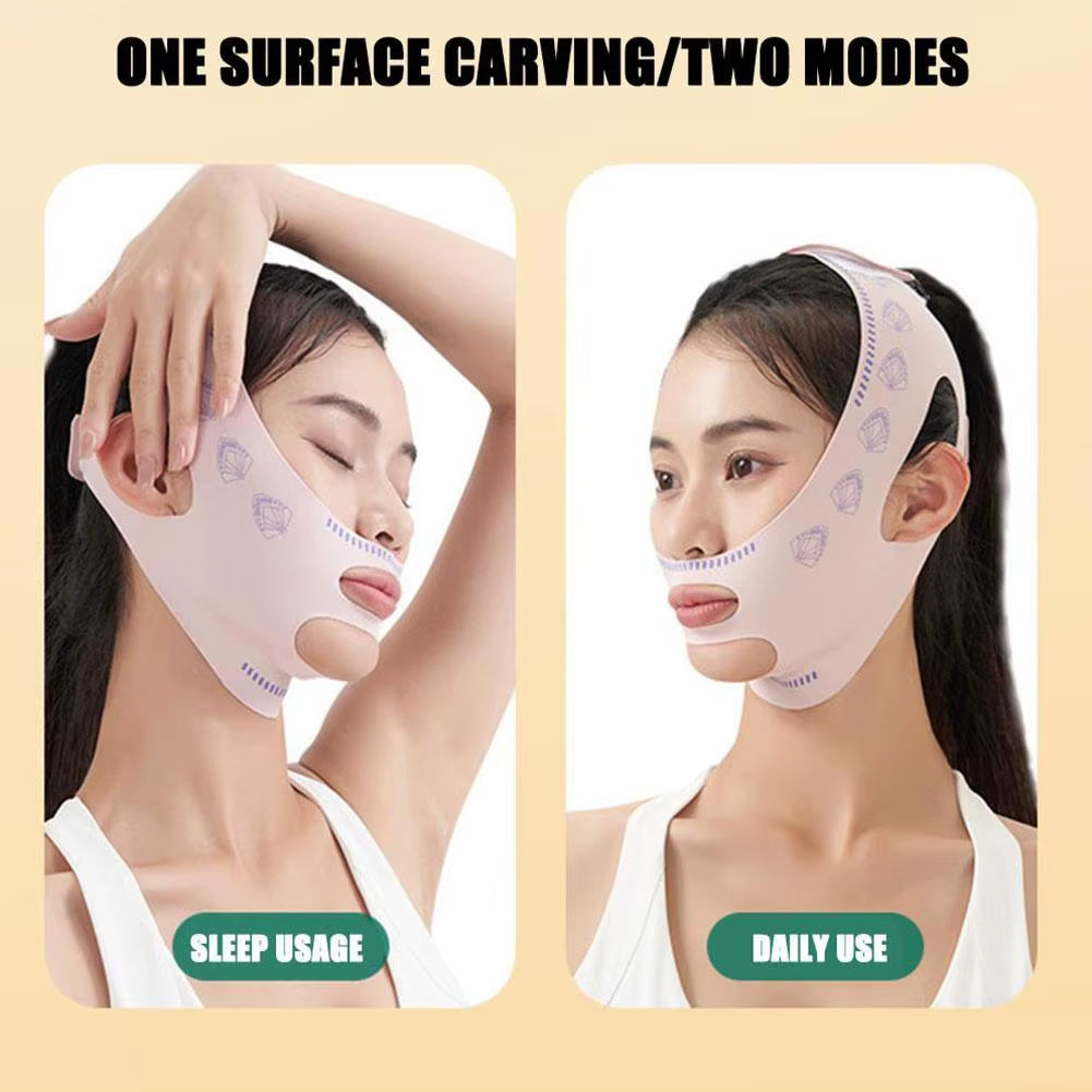 Breathable V Face Band Cheek Reduce Double Chin Lift up Face Thin Mask V-Line Shaping Bandage anti Wrinkle Face Bandage