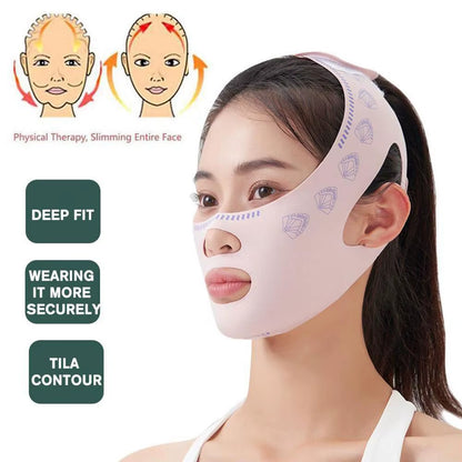 Breathable V Face Band Cheek Reduce Double Chin Lift up Face Thin Mask V-Line Shaping Bandage anti Wrinkle Face Bandage